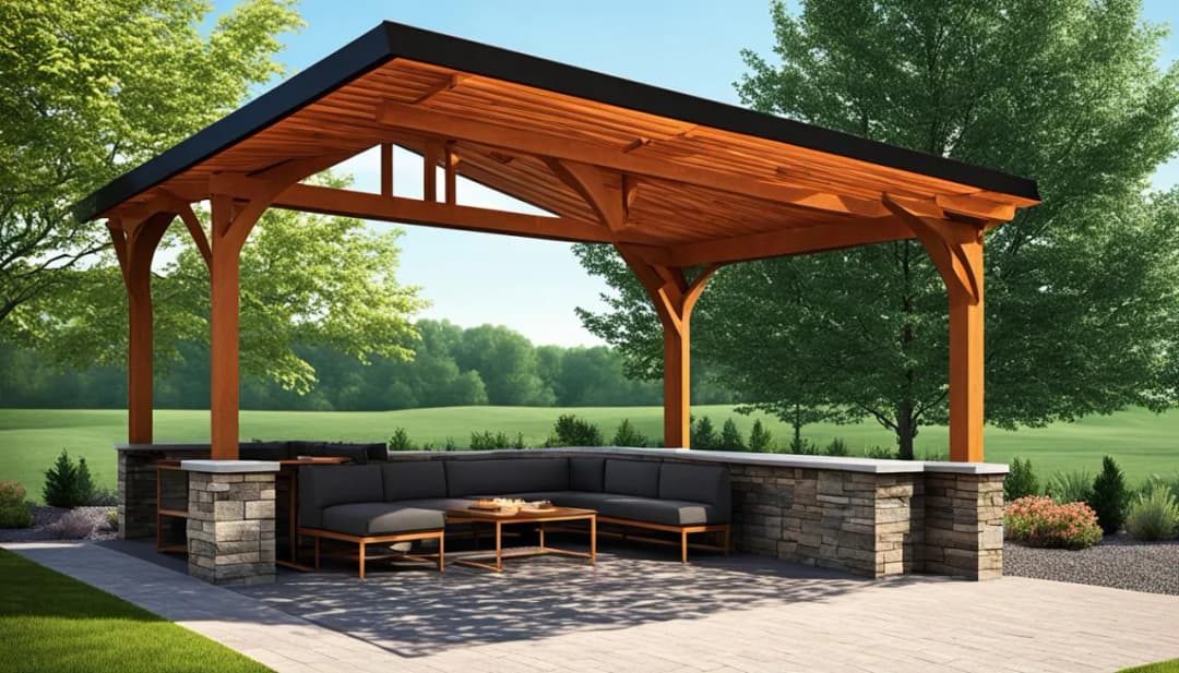 Jaki spadek dachu na altanie, aby uniknąć problemów z wodą?